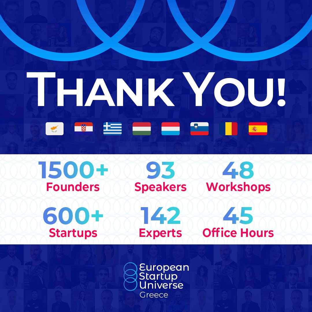 startup_greece's tweet photo. The Closing conference of the ESU program will take place online on 6 May 2022, 5:00 p.m. - 8:00 p.m. via the Airmeet platform, to e-meet and interact with each other.

More information can be found here: https://t.co/fkbm416KTh 

#thankyouall #esu #greece #startups #eu https://t.co/d77z1vdRK4