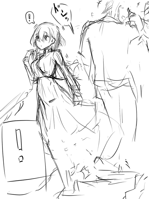 いつも厳しい静かな彼女のためならこれくらいわけない絵 