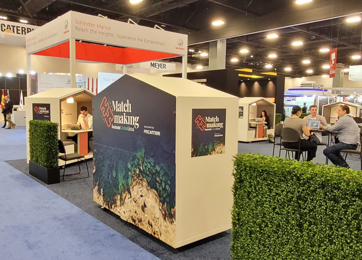 NookEventPods's tweet photo. Thank you to our partners @SeatradeCruise, @eMergeAmericas and @ConnexFM for creating fun spaces in April #nookevnetpods #bookanook #miamibeachconventioncenter https://t.co/RkAwaYG7BP