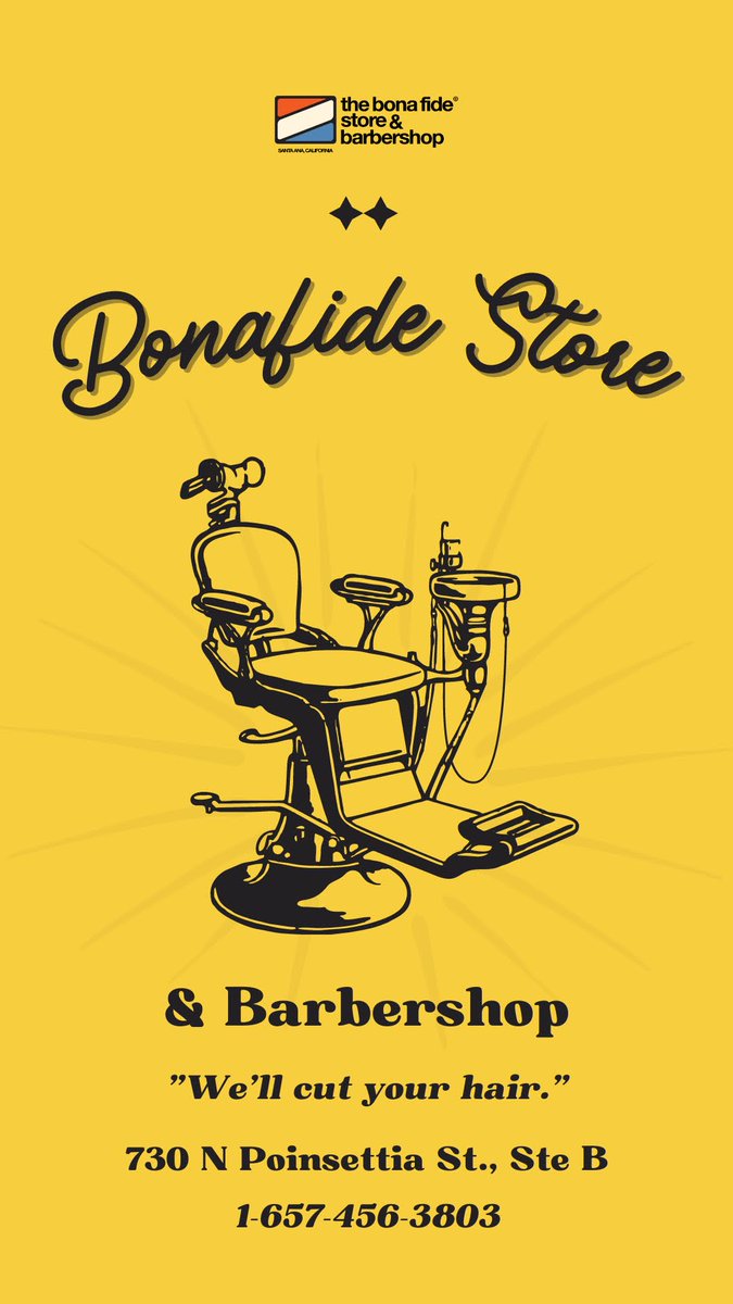 We have a barbershop and store! Check it out! 

#Bonafide #Barbershop
