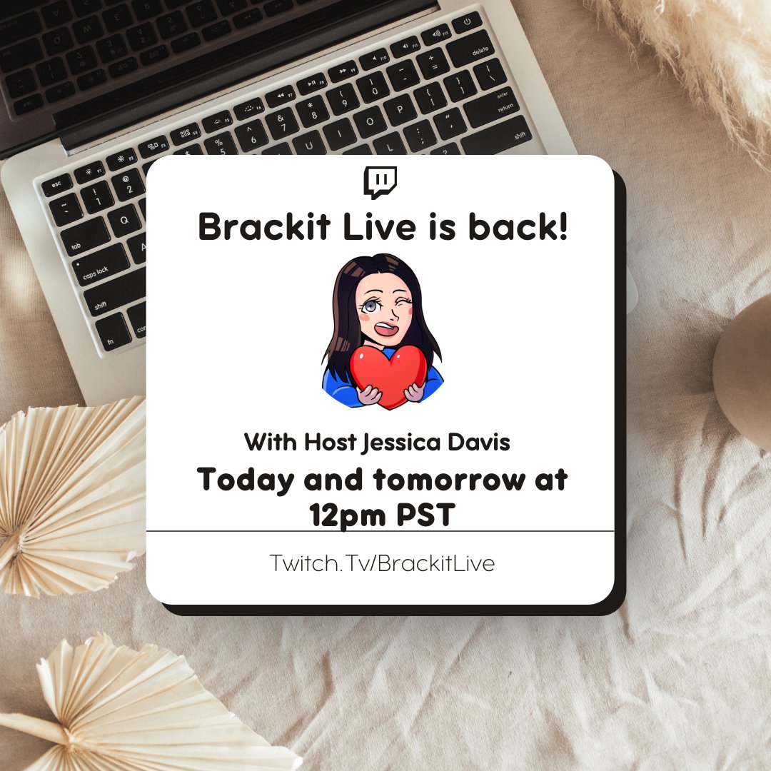 Brackit_'s tweet photo. We're back Brackiteers! Come by today and tomorrow at 12pm PST to play more custom games with host @GambitEtiquette 
https://t.co/vyGaGkGX6u 
#TwitchStreamers #Brackets #Live https://t.co/ESJMYmuv8r