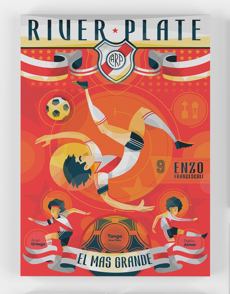 Melirod8's tweet photo. I share with the #community vintage soccer poster ⚽ which team are they from?

#futbol #RiverPlate #River #soccer #NFTCommunity #art #digitalart #Digital #poster #design https://t.co/W8SKiE5lMw