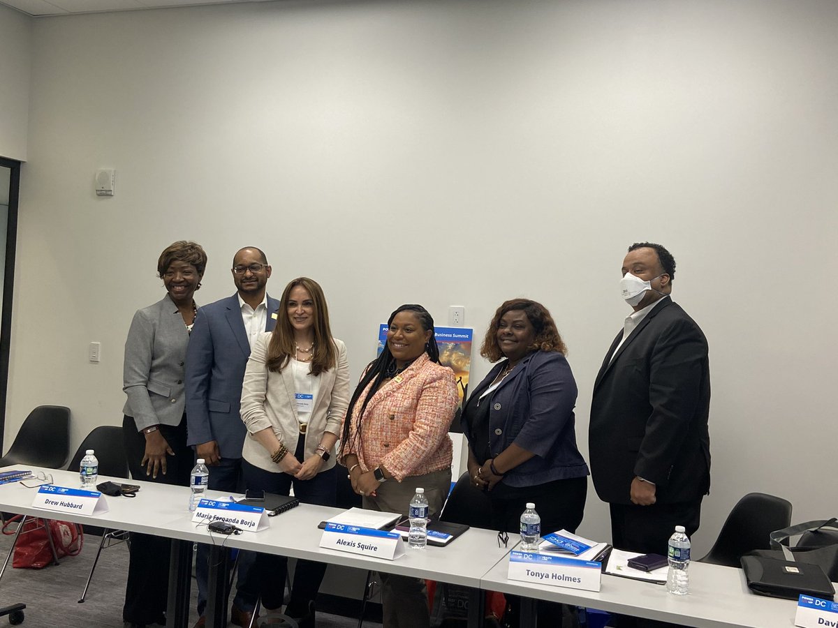 ServeDC's tweet photo. Director @alexis_squire had the pleasure of joining other leaders across the #nonprofit and #SmallBusiness community here in DC for a conversation on nonprofit capacity building, 

Thanks for the invite to #PowerUp2022, @_DCHealth and happy #SmallBusinessWeek ! https://t.co/RgPz4MoecM