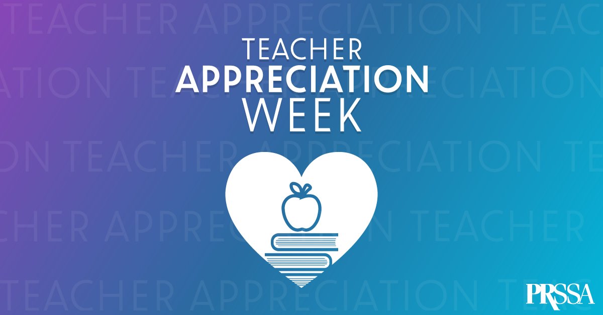 PRSSANational's tweet image. Happy National Teacher Appreciation Day to our PRSSA advisers and professors! Thank you for all you are doing to prepare us for a career in communications. Because of you, we feel like we can achieve anything.
#TeacherAppreciationWeek