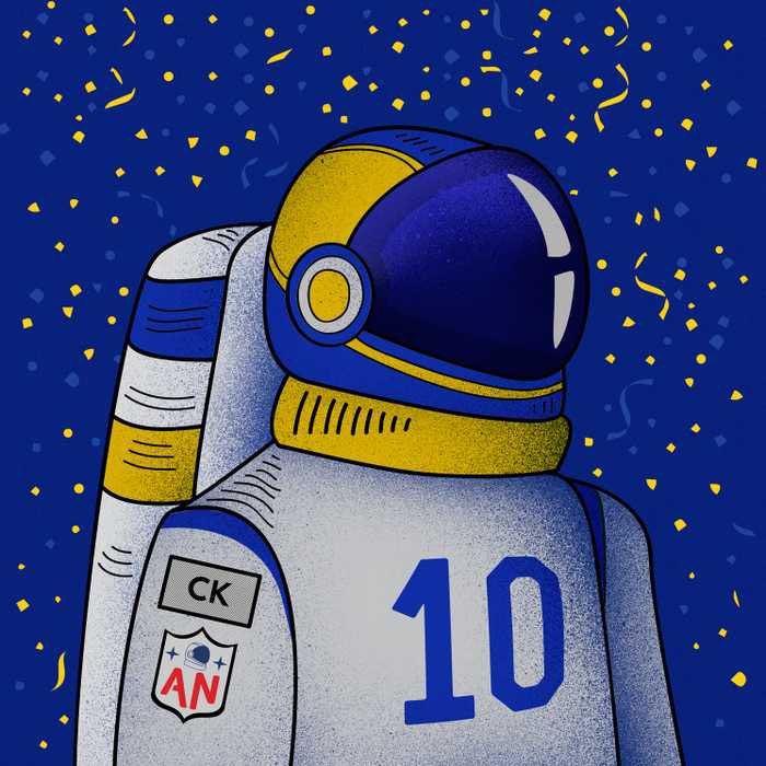 If anyone wanted to scoop a Constellation #AstroNaughtie we created this 2022 commemorative #SuperBowl Rams edition Astro. Aptly listed at 2320XRP 🏆 

Get it here 👇
sologenic.org/nfts/rKR8vzfRz…

<a href="/CooperKupp/">Cooper Kupp</a> <a href="/LARamsPE/">LA Rams Player Engagement</a> <a href="/RamDigest/">Ram Digest</a> <a href="/LARamsCheer/">Rams Cheerleaders</a> <a href="/RamsNFL/">Los Angeles Rams</a> #NFT #LARAms #nftcollector #XRPL