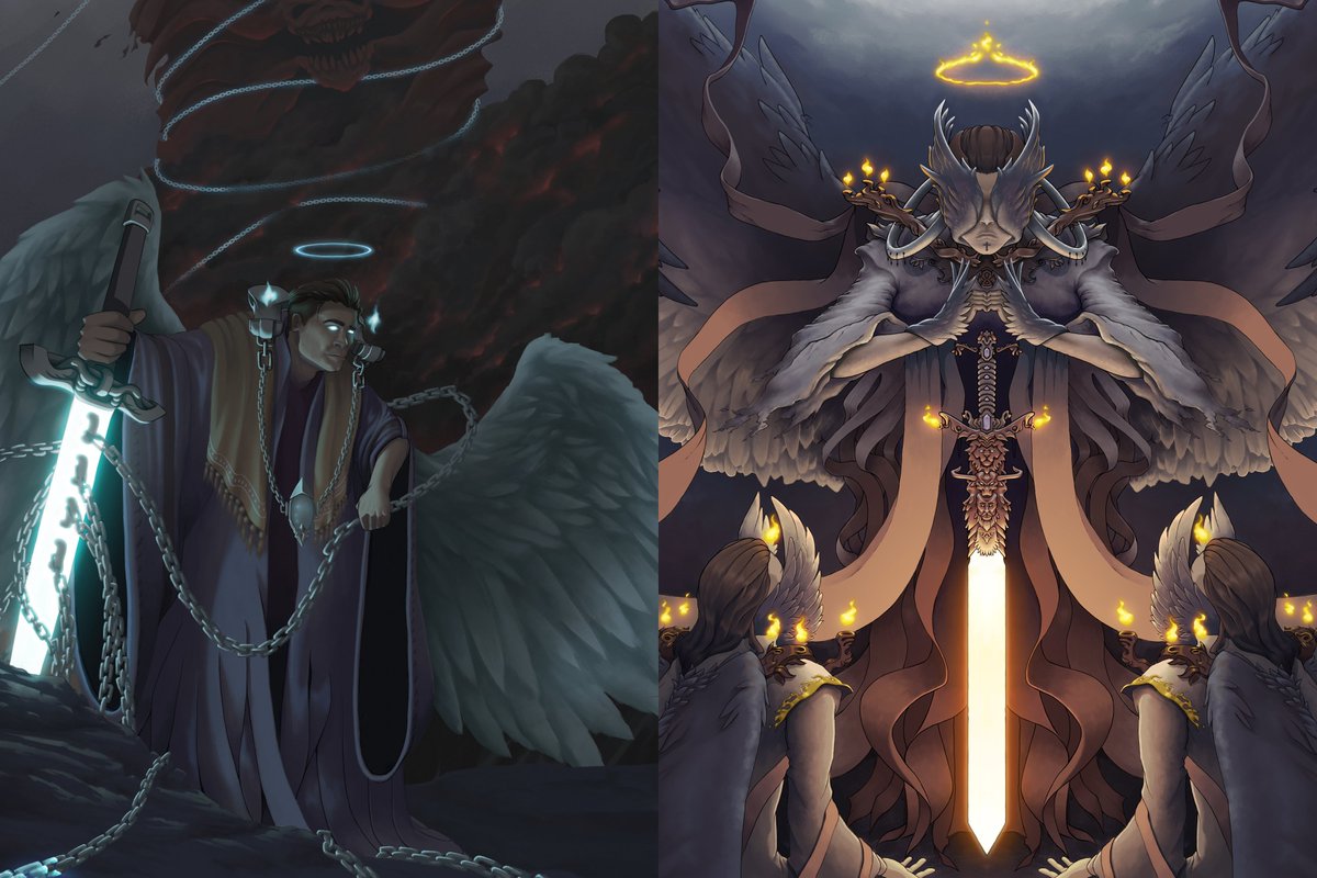 shteev2's tweet photo. Two Angels done! how many more can there be? #digitalart #ArtistOnTwitter https://t.co/4RrOk7VNY5