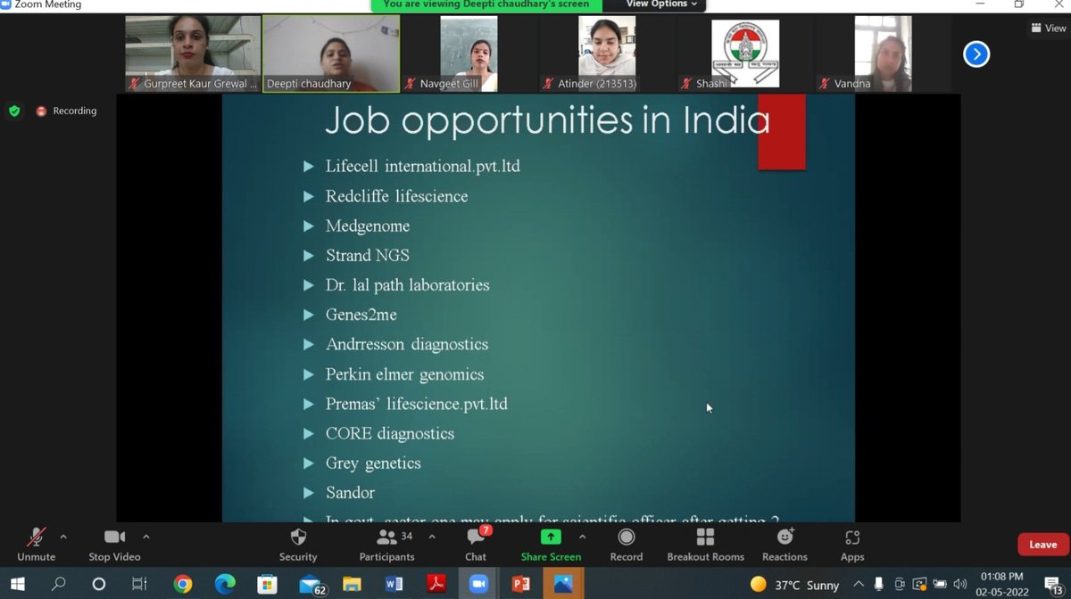 kmviic's tweet photo. Department of Biotechnology in association with KMV IIC organised workshop on Genetic Counseling and Career opportunities in India @abhayjere @mhrd_innovation @EduMinOfIndia @DwivediAtima @rashmi_3a https://t.co/aWcbp2gwR2