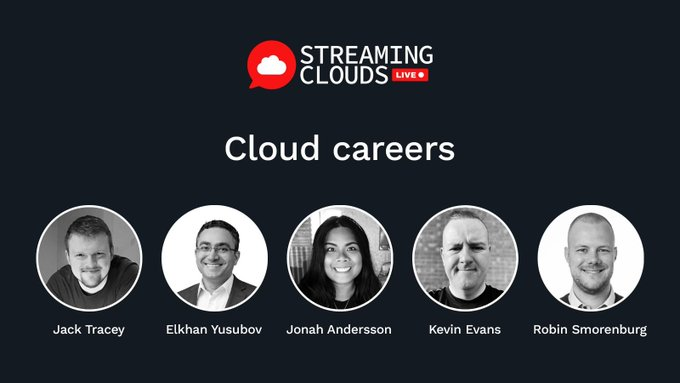ElYusubov's tweet photo. Hey @CloudSkills_FM @_CloudFamily @AzureCrazy ๐
We are #starting in 20 min๐ข @TheKevinEvans
@robinsmorenburg @Jack_Ref & @cjkodare on #StreamingClouds โ
๐ Time: May 3, 14:00 EDT
๐ Your invite: https://t.co/wtndOjV2ou #sharingiscaring โค #Azure #Cloud #Career #MVPBuzz https://t.co/WiN1bdYUcV