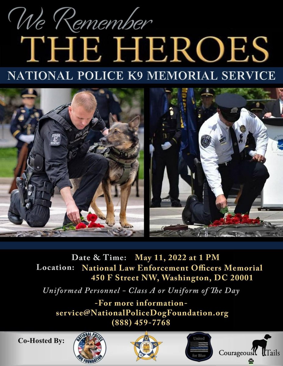 National Police Dog Foundation tweet media