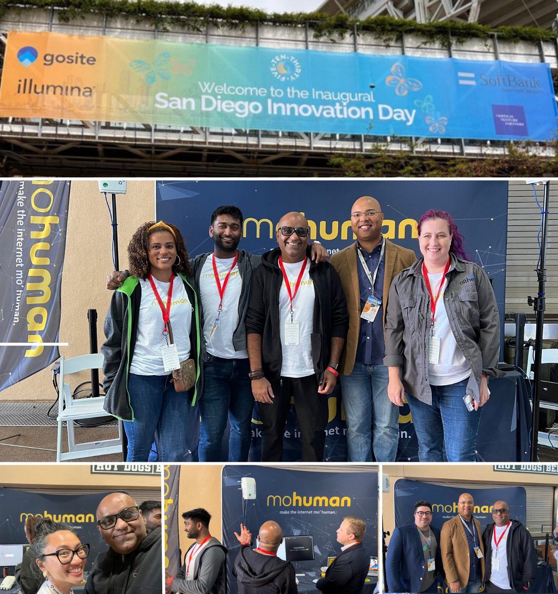 mohumanorg's tweet photo. San Diego Innovation Day was INSPIRING! We would like to thank @ConnectinSD for putting together a GREAT event. We also want to thank all of our partners, innovators and funders that spent time at our booth and the entire mohuman team, advisors and board for driving us (1/2) https://t.co/WB1vOXEUOL