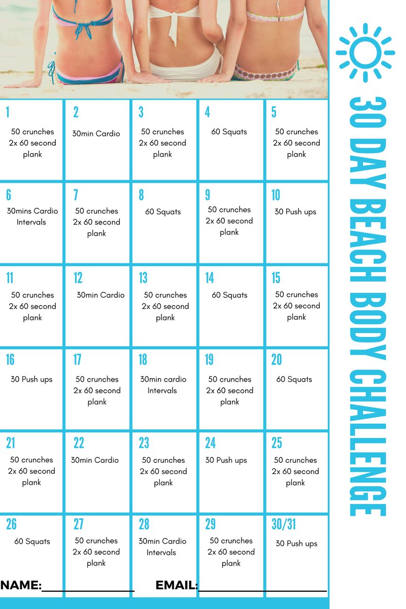 Reach the beach this May by adding our “Beach Body Bingo Exercise of the Day” into your current workout routine, and check the boxes off as you go!✔️ Hand in your completed Bingo card at the end of the month for a chance at sweet prizes.