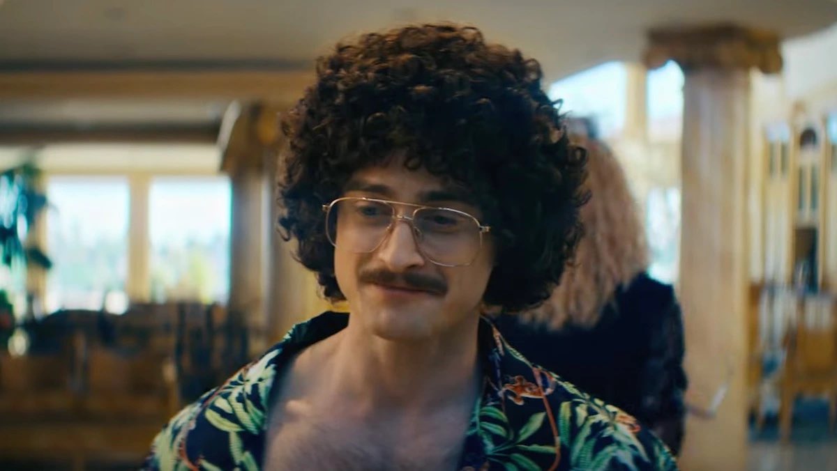 DiscussingFilm's tweet photo. First look at Daniel Radcliffe as Al Yankovic. https://t.co/LsH4lV2VCe