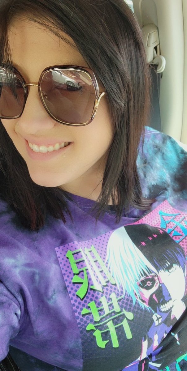 AuthorKalilaB's tweet photo. Mr. B's primary mission objective was satisfied when I geeked out hard over this shirt. 🙃 Guess picking a name for our daughter that I found in an anime wasn't enough to assure him he's made me a fan. 😆 https://t.co/wN9A7q6i7z