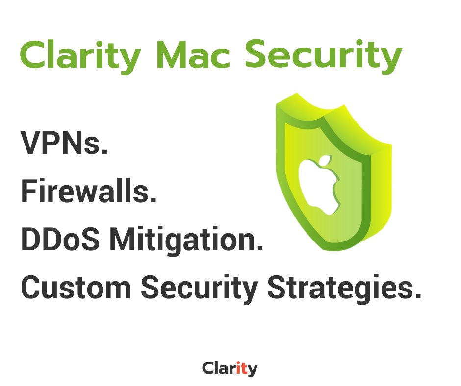 clarityhs's tweet photo. Custom mac IT & cloud security solutions with Clarity
Learn more: https://t.co/gvyV3BLDnw
#Mac #MacSecurity #MacHosting #MacCloud https://t.co/e0oBlqvSIM