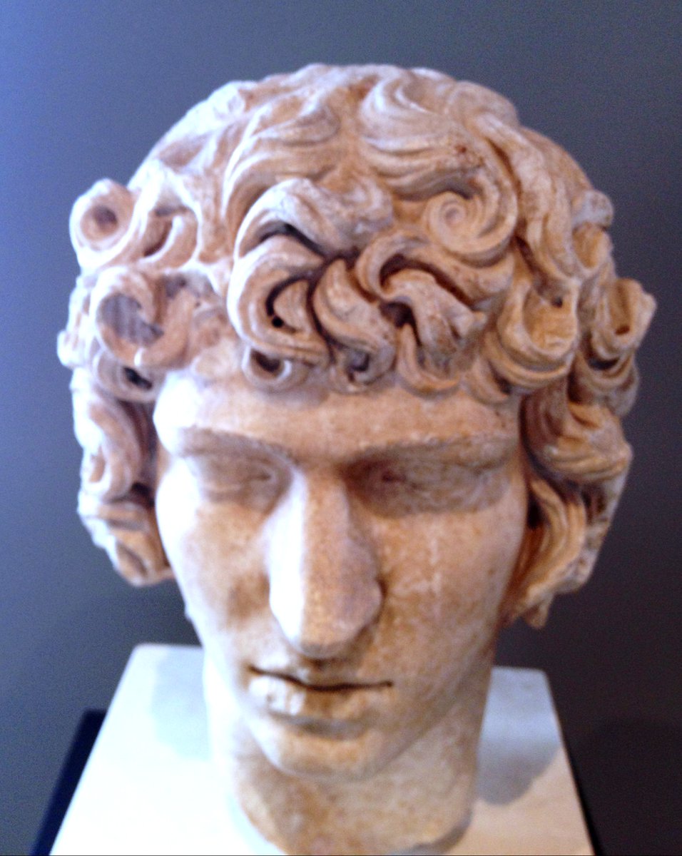 antinousgaygod's tweet photo. 🪷 RT: @JohnJJohnston A somewhat pensive marble #Antinous from Hadrian’s Villa, which appears to portray him as #Iacchos, a deity related to the #Eleusinian Mysteries. This piece, now in the Palazzo Massimo alle Terme, reminded Marguerite #Yourcenar of gay poet Arthur #Rimbaud.🪷 https://t.co/05934xzUA3