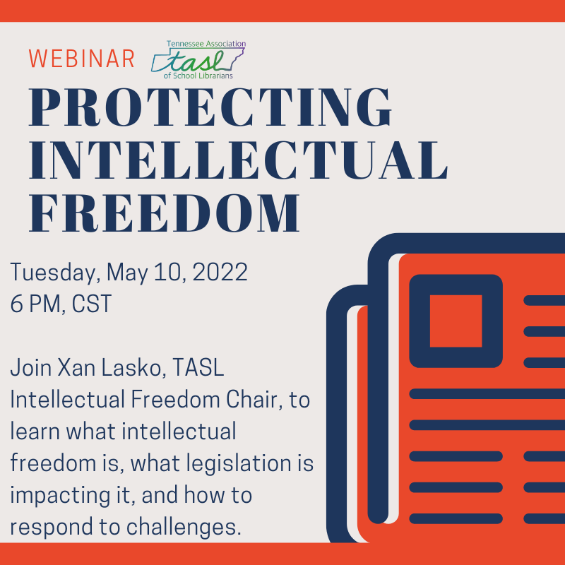 TASLTN's tweet image. See you tonight! Jump on at 5:45 for "Ask Me Anything" with @mrscapshawbooks and others. tasltn.org/webinars #freeformembers