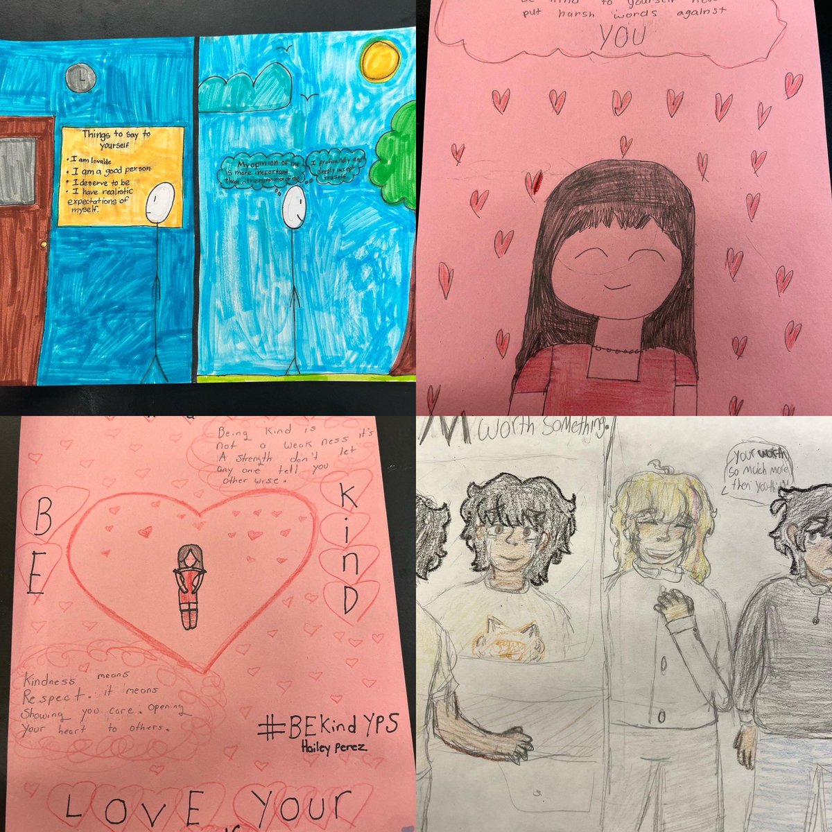 school9pride's tweet photo. Some #bekindyps submissions by our talented students! Thank you for showing your #kindness #Yonkerspublicschools #School9
@DocAndiC
@YonkersSchools
@quezada1229 @RcollinsJudon
@MayorMikeSpano https://t.co/cFQ4rLsH6W