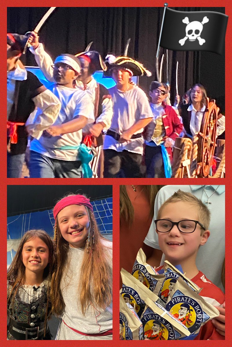 HumbleISD_ESE's tweet photo. Scenes from 4th Grade’s PIRATES 🏴‍☠️ musical! 🎼🗡 #eseSOAR @erikamitcham @ClausellBriana @kariavaughn @MsRea_ESE @ESEMusicDept https://t.co/irbXjDCcTI