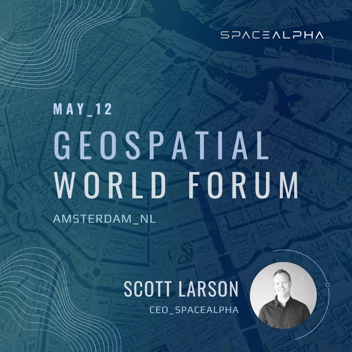 SpaceAlphaCo's tweet photo. Heading to #GWF2022? Next Thursday, Alpha's CEO, Scott Larson, discusses SAR-XL and improving life on Earth with next-gen EO ๐ฐ โ https://t.co/SGqfK4opl1
TY @geoworldmedia @geospatialm
#satellites #earthobservation #gis #geospatial #geospatialworldforum https://t.co/ScOnel6mDJ