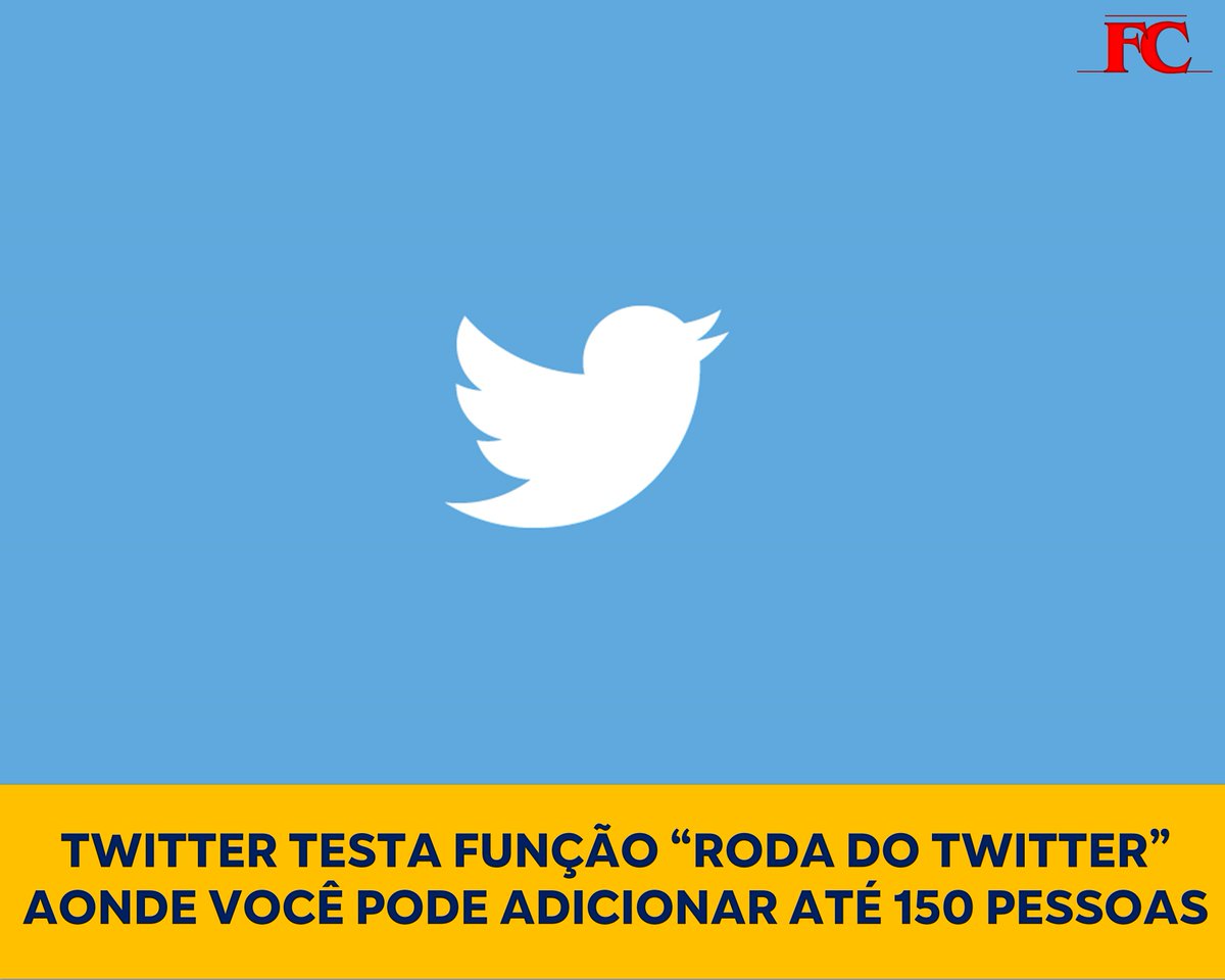 Twitter testa função "Roda do Twitter" aonde você pode adicionar até 150 pessoas, que receberão seus Tweets exclusivos! A nova função já está disponível em teste para alguns usuários.

Fonte: <a href="/bchartsnet/">BCharts</a>