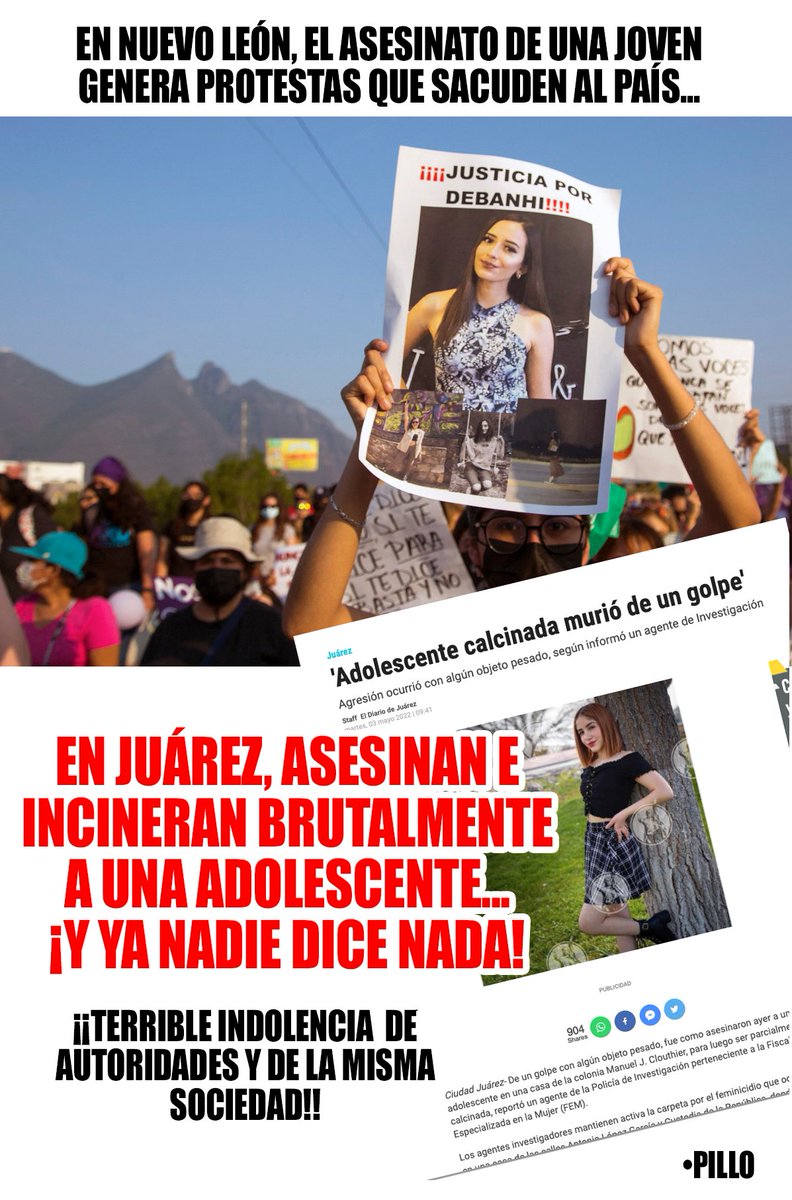 Pillo2366's tweet photo. ¿QUÉ CARAJOS NOS PASÓ? #feminicidios #muertasdejuarez https://t.co/smfa80M2Z3