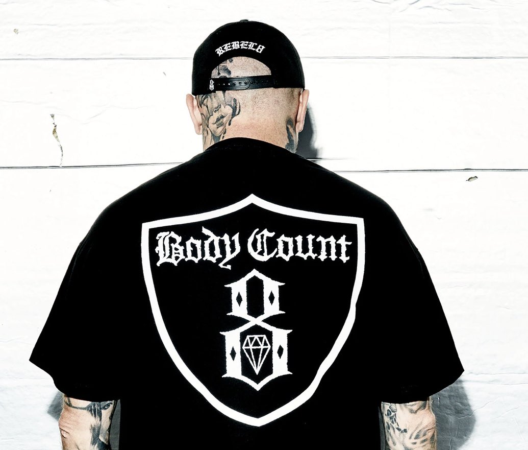 Body Count collab with <a href="/REBEL8/">REBEL8</a> is almost sold out! This will not be restocked. Shop now at REBEL8.com rebel8.com/pages/rebel8-b…