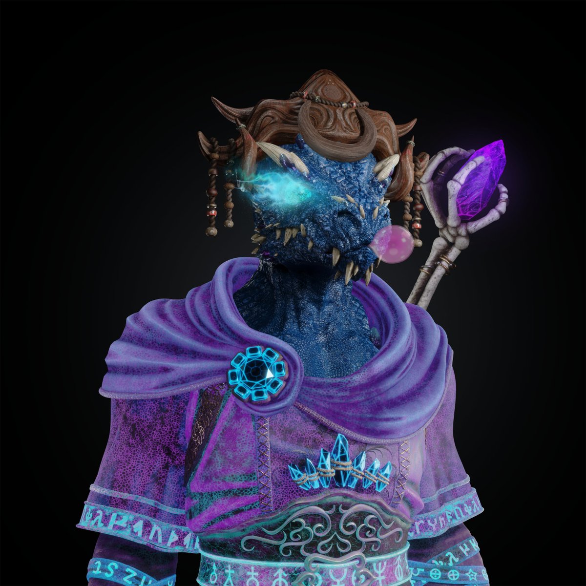 Nah... Can`t wait till tomorrow.
Here is the first one 👀

p.s. It is not a prepared sneak-peek. It is a randomized one, that will become a part of the collection. Just look at this detailed boiiiiiiii 🔥🔥🔥