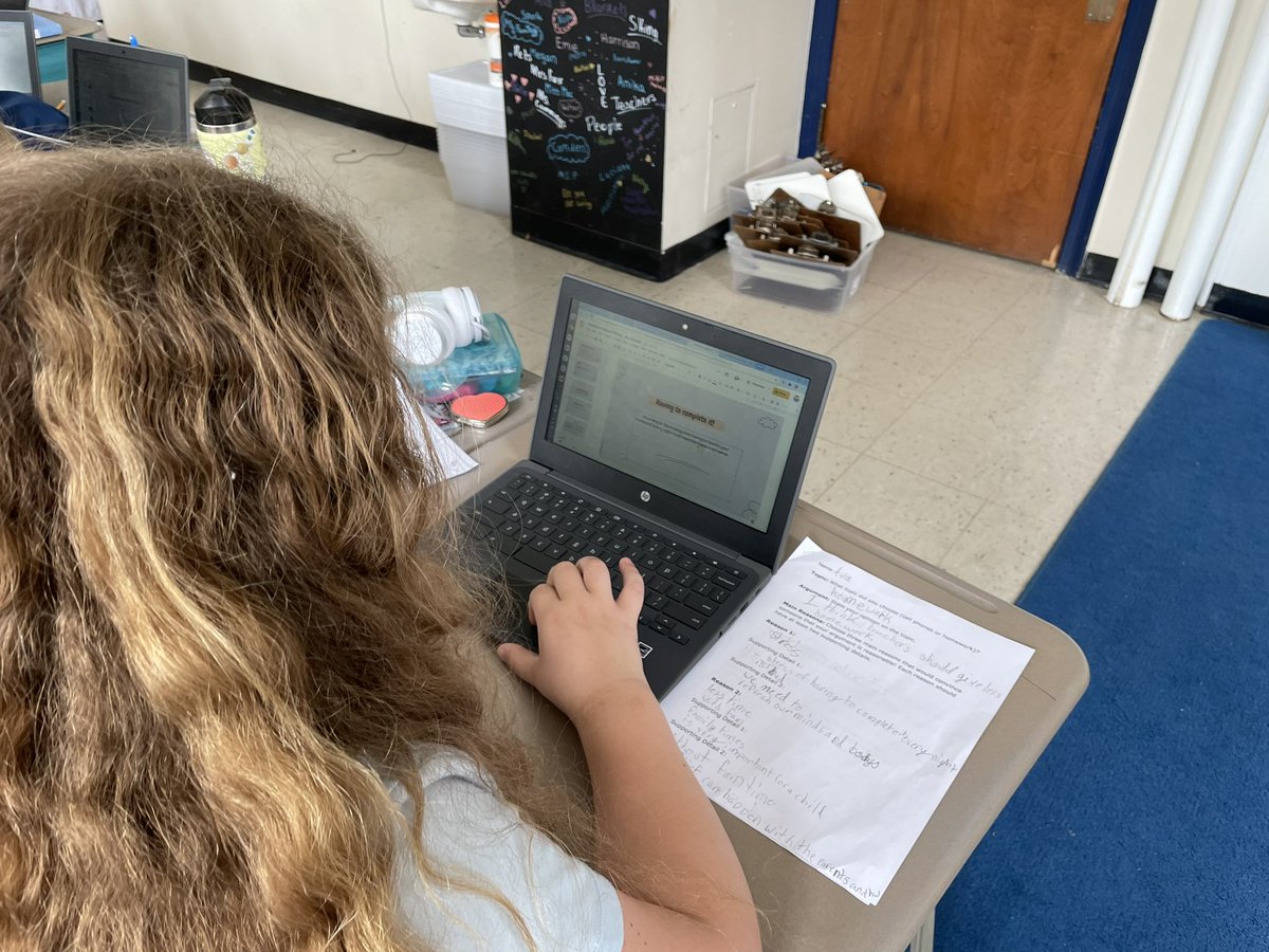 s_grenham's tweet photo. Happening now @ #beproudbedale…Ss in @mrschamblin1 class are researching & creating arguments, diving deeper into persuasive writing. #medfieldps #kidsdeserveit #relatabletopics https://t.co/XhQ9dhz8Ci
