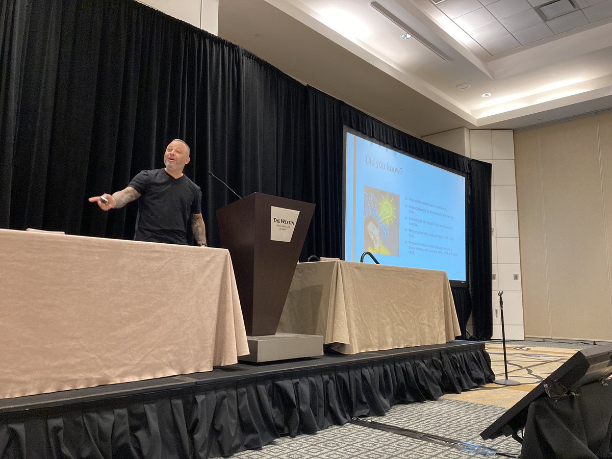 ipsworks2002's tweet image. "The reason I tell my story, is because when I needed to hear someone tell their story, there was no one telling their story.” Keynote speaker Monty Burke shares his story of recovery and the power of offering support to those around us. #ipsworks