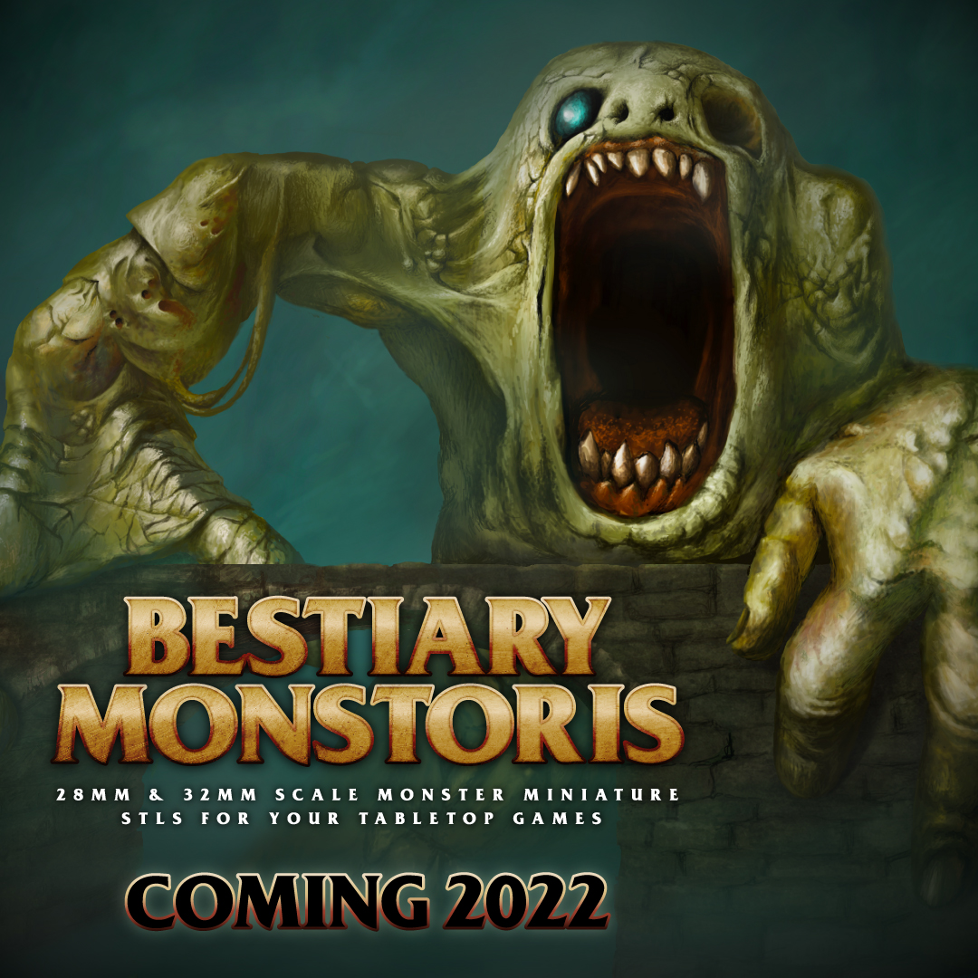 The monster miniatures that lumber, skitter and crawl from the pages of the Bestiary Monstoris come in many shapes and sizes... and others have no shape at all!

Look out for some monstrously exciting news and reveals, coming soon! 😁

#dnd #dndminiatures