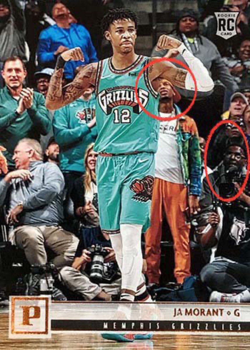 Ja Morant's Rookie card has both Key Glock and Young Dolph in the