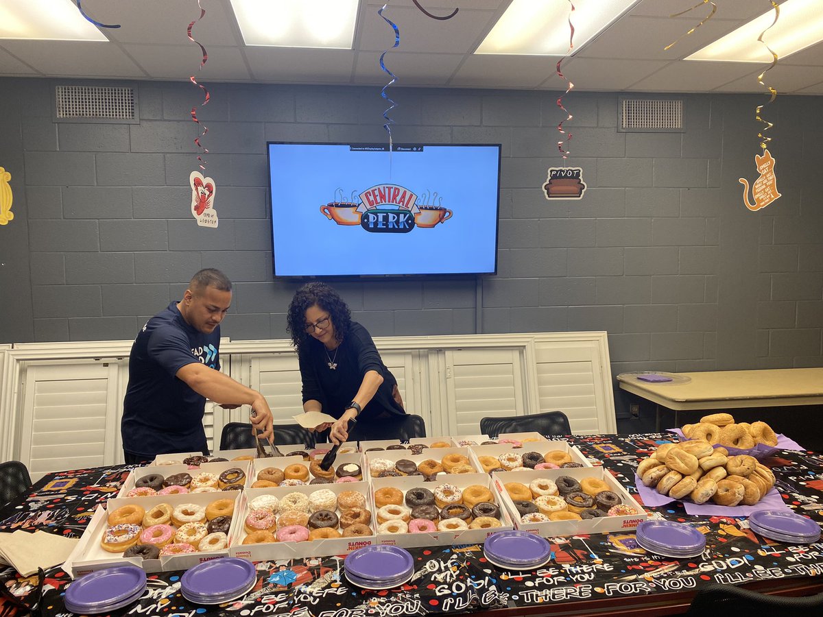 The One Where We Go To Central Perk! <a href="/VillasElem/">Villas Elementary</a> <a href="/LeeSchools/">School District of Lee County</a> #TeacherAppreciationWeek #GoLions