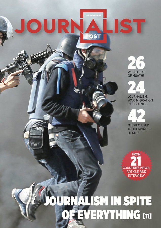 renatajuliotti's tweet photo. The fourth issue of the Journalist Post, published in 3 languages, with the cover of "Journalism in spite of everything" today. Let's raise our voices for World Press Freedom Day!!!! @journalists_en @journalists_org
#HerŞeyeRağmen #Gazetecilik
#Journalism #InSpiteOfEverything https://t.co/C2uCIAIau0