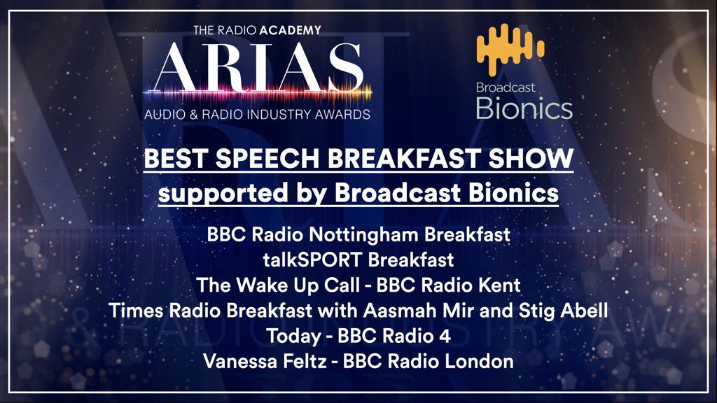 Immensely proud to hear The Wake Up call won GOLD at The Arias tonight - the team who I have been proud to be part of for the past two years <a href="/BBCRadioKent/">BBC Kent</a>... guys, you are amazing! Couldn't be more chuffed tonight