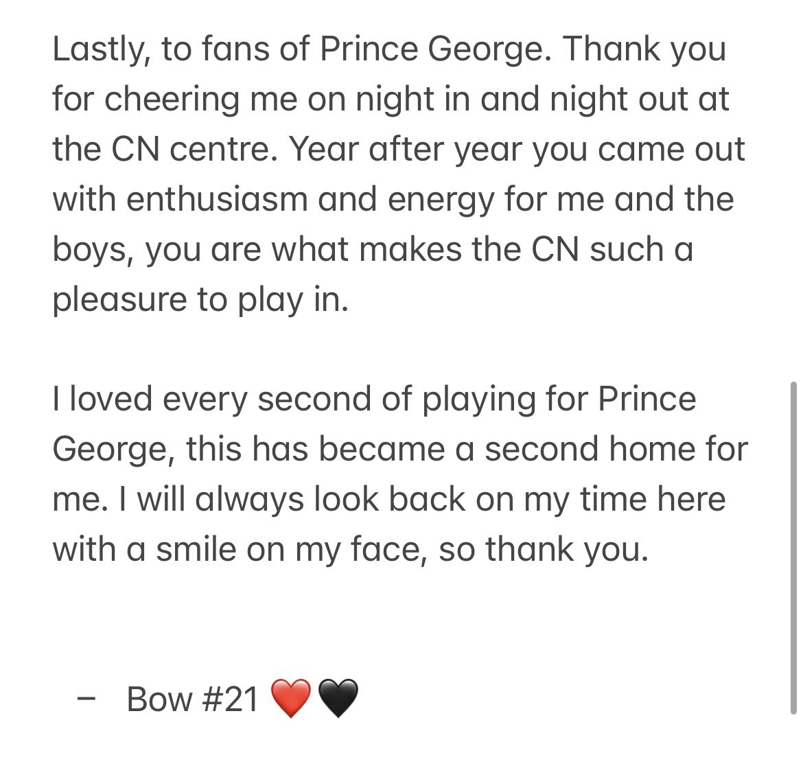 Forever proud to be a Prince George Cougar ❤️🖤 <a href="/PGCougars/">Prince George Cougars</a>
