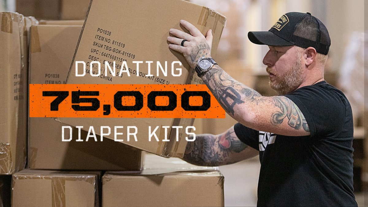 We donated 75,000 of our disposable diaper changing kits to Ukraine refugees in partnership with 
<a href="/ConvoyofHope/">Convoy of Hope</a>
 
tacticalbabygear.com/blogs/news/dia…

- Tactical Baby Gear

#StandWithUkraine #Ukrainian #tacticalbabygear
