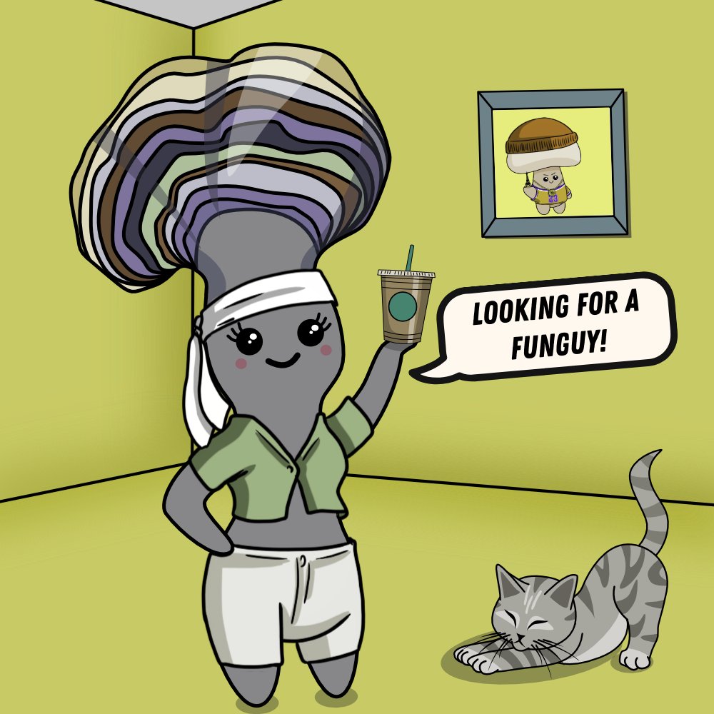 The #FunGuys you have are waiting for their partners, The #FunGals! You can grab one now for 35 $ADA (up to 5 per tx).
🍄🍄🍄🍄🍄🍄🍄🍄🍄🍄
Mint instructions in our discord!
Thank you to everyone that has minted so far!