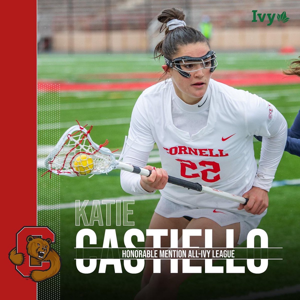 Congratulations to our 6 All-IVY honorees!
Genevieve DeWinter - IVY Midfielder of the Year &amp; 1st Team All Ivy 
Katie McGahan - 2nd Team All Ivy
Hilary Hoover - 2nd Team All Ivy
Katie Castiello -Honorable Mention 
Amanda Cramer - Honorable Mention 
Annie Thomas - Honorable Mention