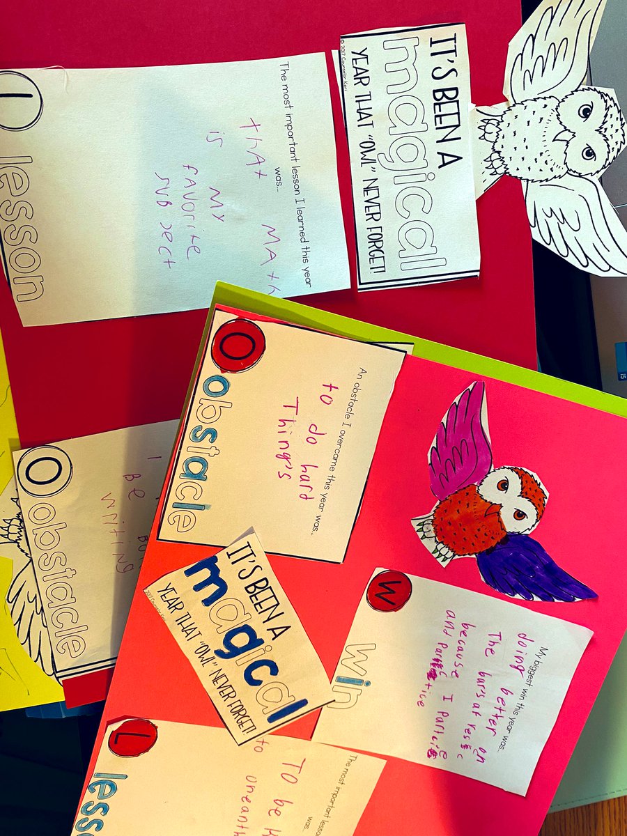 So proud of our Pond 4th graders. This week in our counselor lessons we are talking about our year and discussing obstacles, wins, and lessons learned. <a href="/Roneckersclass/">Mr. Ronecker's Class</a> worked hard on theirs. I can’t wait to see what the other classes do.