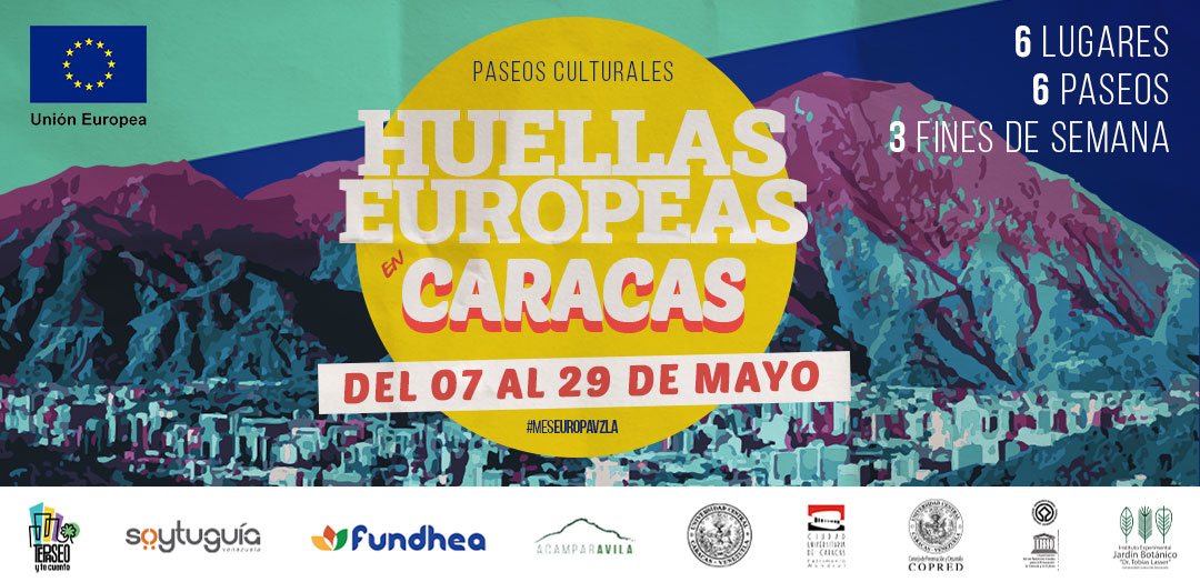 ¡Regresan los paseos culturales del #MesDeEuropa! 

Acompáñanos a explorar las huellas europeas en...
🔸7/05 La Pastora
🔸8/05 Ruta de los Museos
🔸21/05 La Guaira Ecopatrimonial
🔸22/05 Camino de los españoles
🔸28/05 Jardín Botánico y UCV
🔸29/05 Sistema de la Nacionalidad