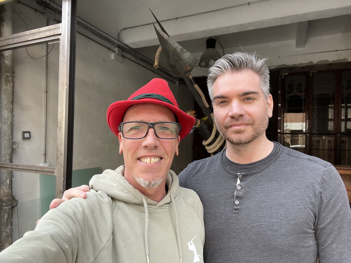 exiledsurfer's tweet photo. .@0xc1c4da of @ethstatus visited @PolisParallela where we discussed the future of secure communications &amp; decentralised network states. He'll host a roundtable during the E X P O N E N T I A L #unconference on July 5th, the day before our partner event @eth_barcelona begins! https://t.co/y2t4dstodP