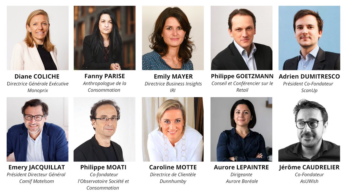 17/5 : Assises des Nouveaux Enjeux de la Consommation.
🙏<a href="/FEEF_France/">@FEEF_France</a>. Honoré d'être sur le plateau avec <a href="/Monoprix/">Monoprix</a> <a href="/FannyParise/">Fanny Parise</a> <a href="/IRI_INTL/">IRI International</a>  <a href="/emery79/">Emery Jacquillat</a> <a href="/PhMoati/">Philippe Moati</a> <a href="/dunnhumby/">dunnhumby</a> <a href="/adrien_scanup/">Adrien Douineau</a>  @Aurore_CM <a href="/_casus/">Casus Belli</a> 
Inscriptions:
fr.surveymonkey.com/r/inscription-…
Au plaisir de vous y retrouver