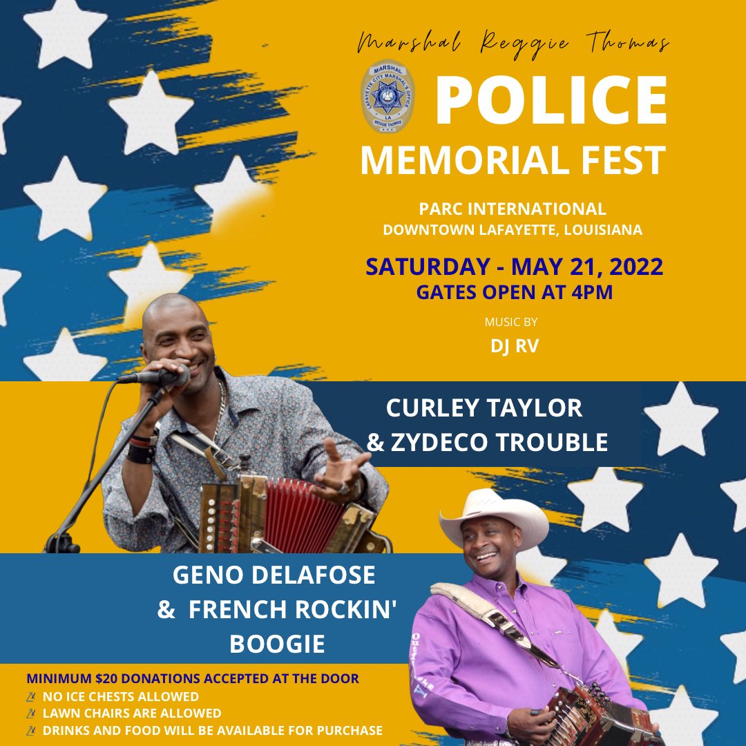 MarshalRThomas's tweet photo. Mark your calendars and come support a great cause.

#LCMO #MarshalThomas #Music #Lafayette #Festival #Louisiana #Zydeco https://t.co/xat5KuE4o6