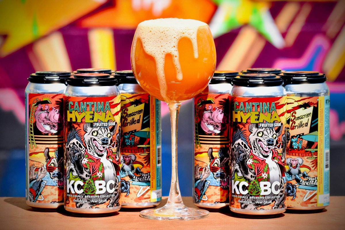 KCBCbeer's tweet photo. CANTINA HYENA - Dessert Style Fruited Sour - Mango, Passion Fruit, Strawberry, Banana, Vanilla & Lactose - 7.0% #notalager #stilldelicious 🥭🍓🍌 https://t.co/6SUcBAS0QY