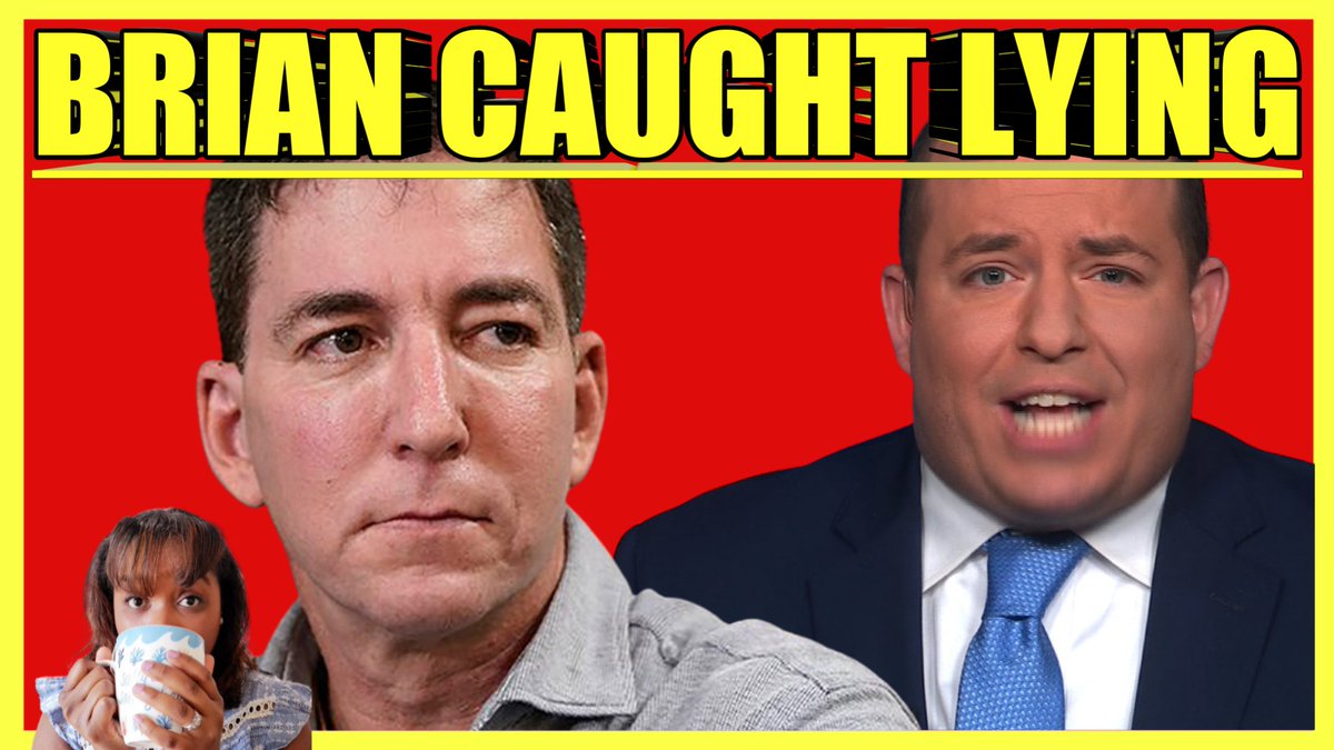 Glenn Greenwald EXPOSES Brian Stelter (clip) 
youtu.be/egj59QNYz14
