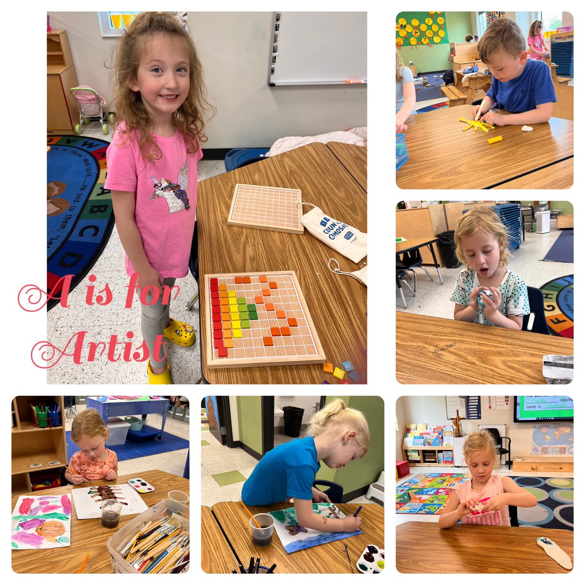 A is for artist.