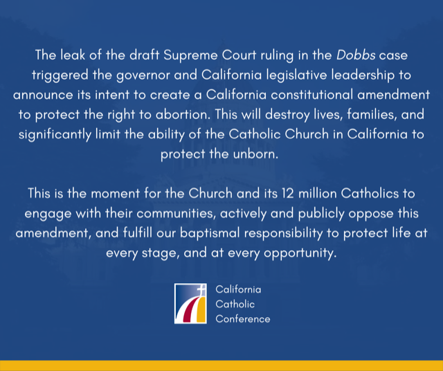 CatholicCoast's tweet photo. California Bishops Commit to Working for Better Futures for California’s Women, Children, and Families — The approaching 49th anniversary of Roe v. Wade comes at a historic moment. The nation stands on the precipice of potentially overturning Roe v. Wade. https://t.co/R9TgW6U59z