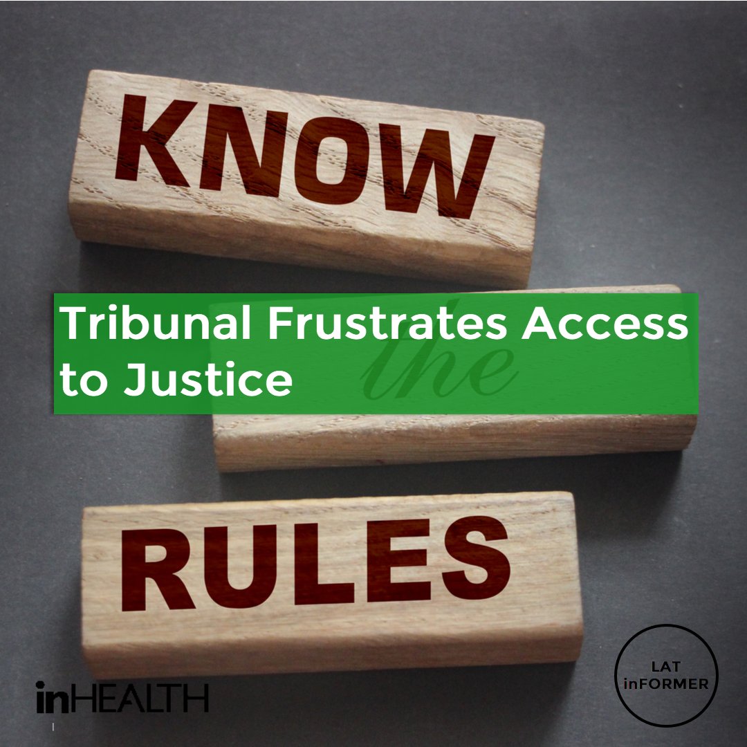 _inHEALTH's tweet photo. 150K+ Awarded on IRB &amp; Tribunal Frustrates Access to Justice? 

Two reconsiderations were highlighted in last week's complimentary LAT inFORMER. Get updated on the latest LAT decisions with access to case summaries through inHEALTH's LAT Compendium Service.https://t.co/n8K78ccTMX https://t.co/RufZH3IDsz
