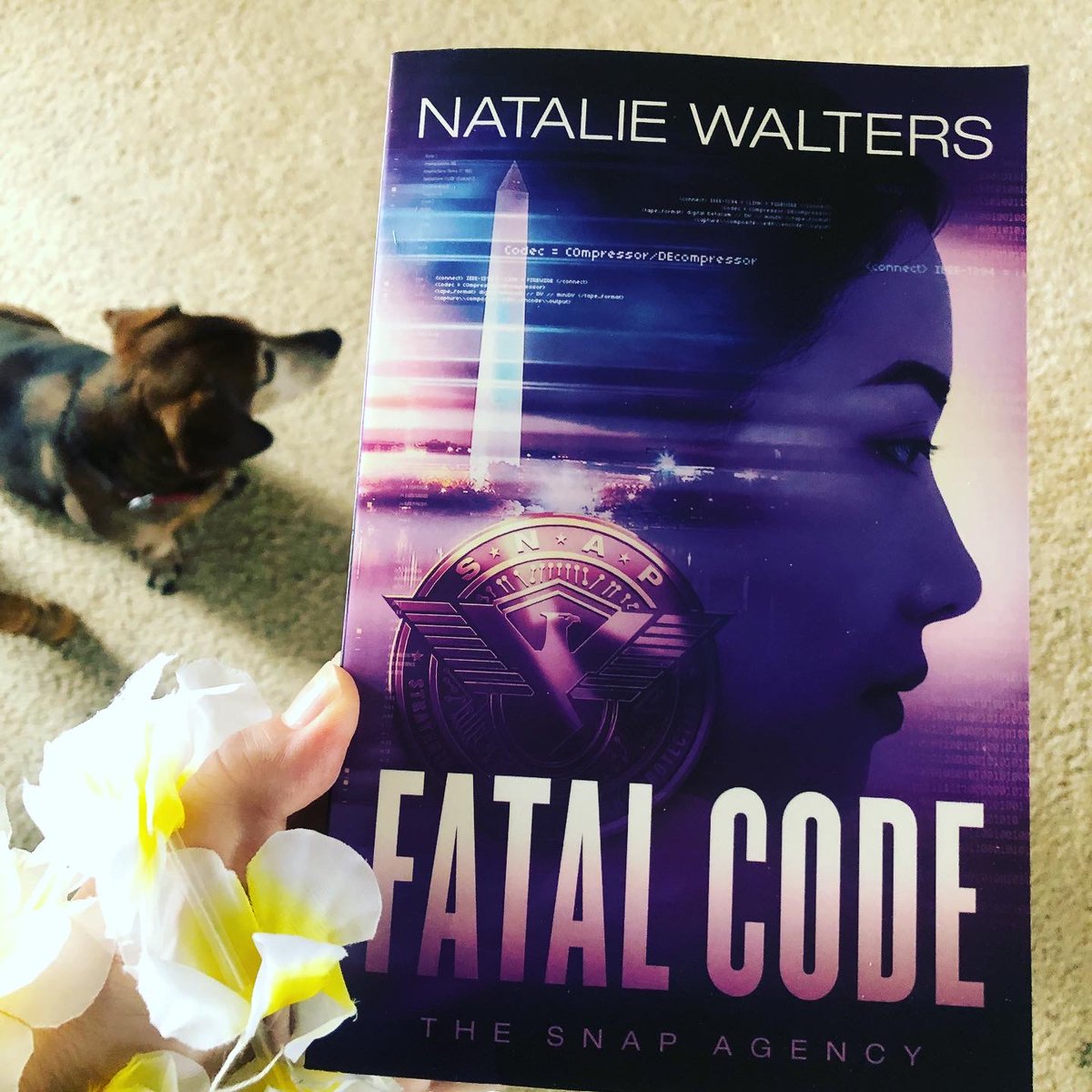 tsazspoll's tweet photo. HAPPY RELEASE DAY to a fabulous author! @natwalterswrite  Amazing suspense and danger with a smashing cast of characters. LOVE it. #FatalCode #SNAPAgency #outnow #newrelease #newbook #releaseday #wrappedupinawaltersbook #amreading https://t.co/Rl0Mpf7Tys