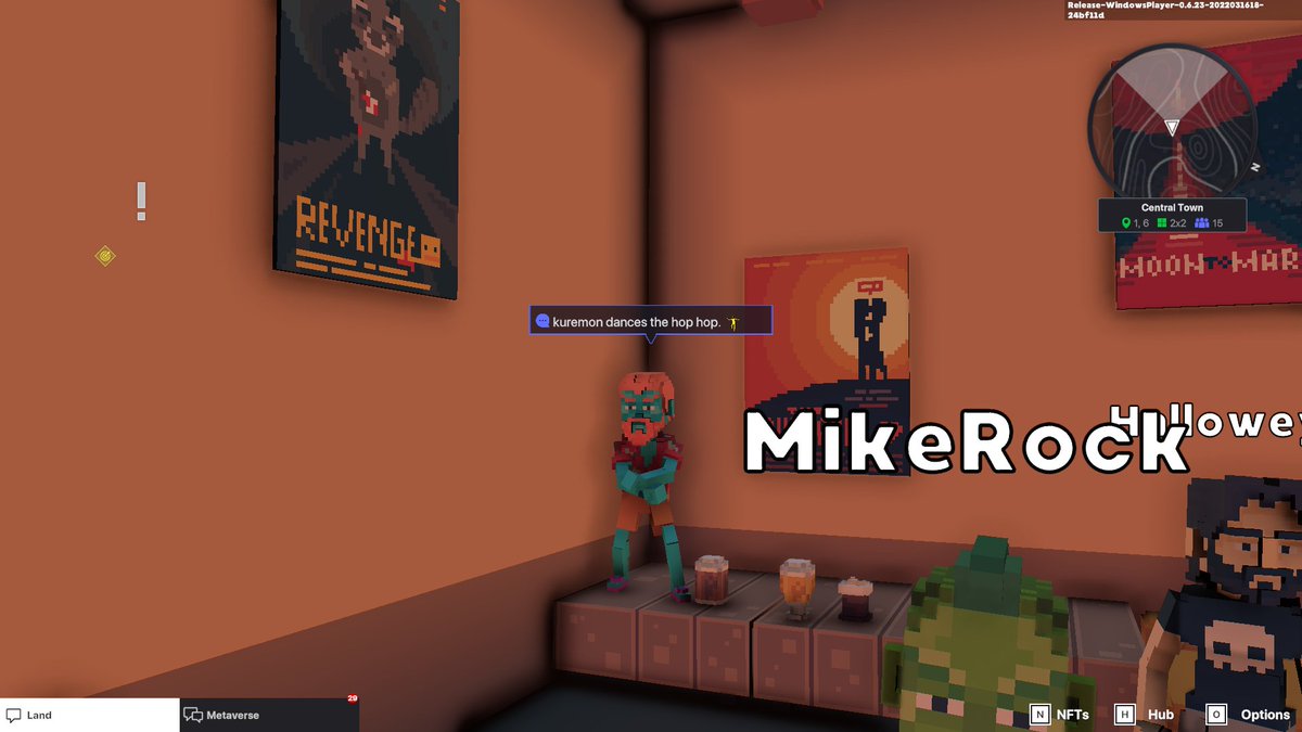 CryptoKuremon's tweet photo. @TheSandboxGame Little dance in the Warehouse Lounge #TheSandbox #TheSandboxGame https://t.co/mrVjZeGi1f